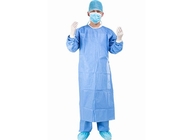 ثوب جراحي يمكن التخلص منه SMMS طبي معقم أزرق 35 جم فئة II