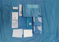 حزمة إجراءات تنظير الركبة SMS النسيج الأخضر المعقم حزمة أساسية التصفيح المريض حزمة جراحية يمكن التخلص منها