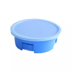 وعاء سلكي بلاستيكي مزود بـ 5 علامات من البولي بروبلين 2500 مل أزرق