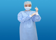 ثوب جراحي مقوى يمكن التخلص منه اللون أزرق مادة غير منسوجة تخصيص الحجم