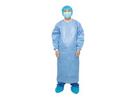 ثوب جراحي معقم غير منسوج أزرق AAMI المستوى 3