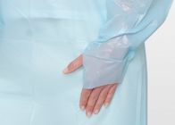 مقاوم للماء البلاستيك الإبهام حلقة ثوب العزلة CPE ساحة ثوب الملحقات الجراحية