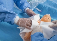 حزمة خدمة الرسائل القصيرة الجراحية المعقمة حقيبة ولادة الطفل الطبية مجموعة الستارة