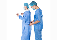 عززت ثوب جراحي يمكن التخلص منه للمستشفى 30 / 40gsm SMS معقمة