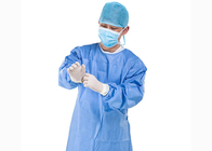 عززت ثوب جراحي يمكن التخلص منه للمستشفى 30 / 40gsm SMS معقمة