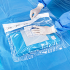 ستائر معقمة جراحية زرقاء 45 جرامًا 120 * 150 سم حماية طبية يمكن التخلص منها