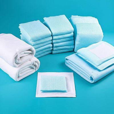 حزم جراحية لمرة واحدة بدون ثقوب خياطة ومواد عالية الامتصاص لغرف العمليات مع مدة صلاحية 3 سنوات