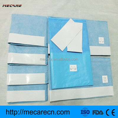 حزم جراحية لمرة واحدة مع مواد امتصاص عالية الخياطة بالموجات فوق الصوتية وملحقات OEM للإجراءات الطبية