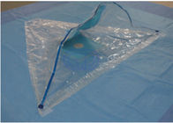 حقيبة سائل الستارة الجراحية ، المنتجات الجراحية الطبية PE مع الصرف